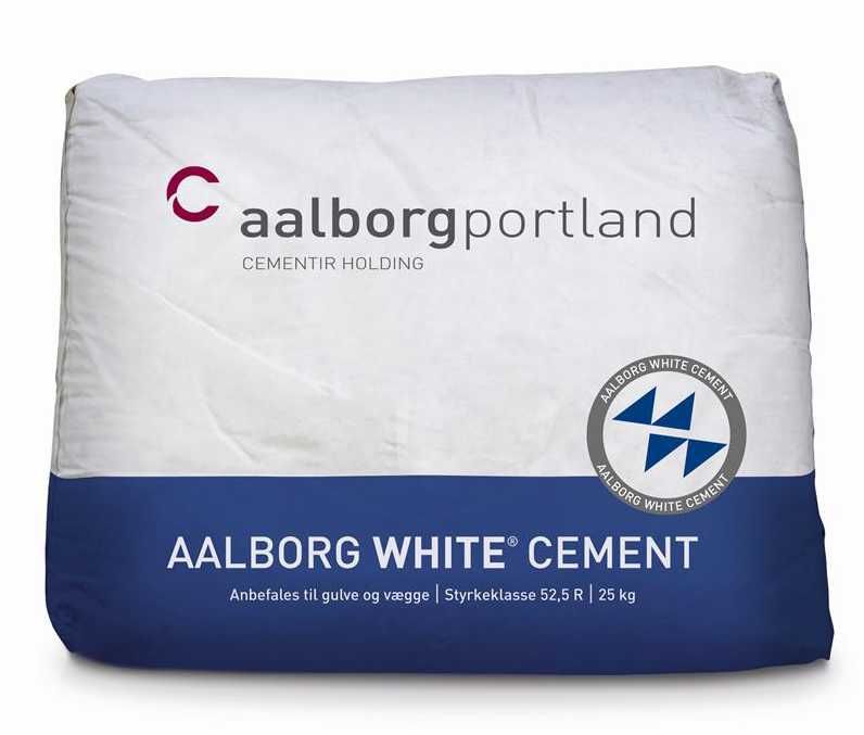 CEMENT BIAŁY 52.5 AALBORG White CEM-I-II-III - Najmocniejszy na Rynku