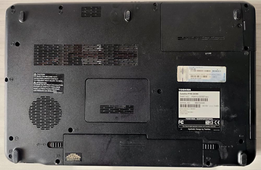 Ноутбук Toshiba Satellite P750-S5380