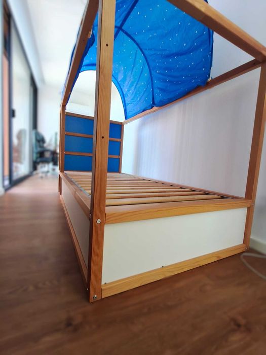 Cama reversível criança - Ikea KURA - 90x200cm