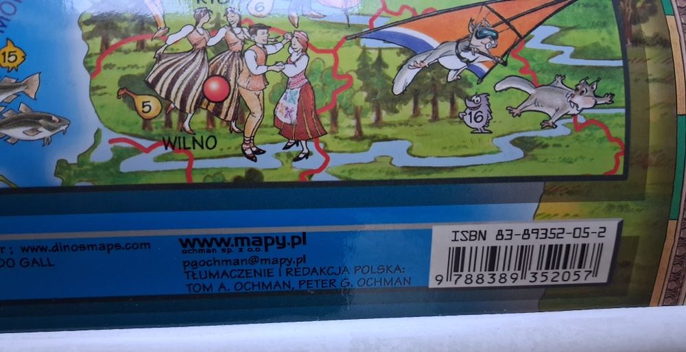 Mapa ścienna Europa Mapa dla dzieci

Map