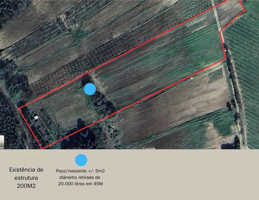 Terreno14.760 m² + Poço e Pavilhão–Casal da Várzea-Moita dos Ferreiros