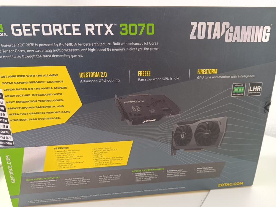 Placa gráfica RTX 3070