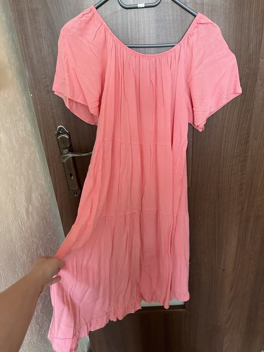 Sukienka hiszpanka różowa