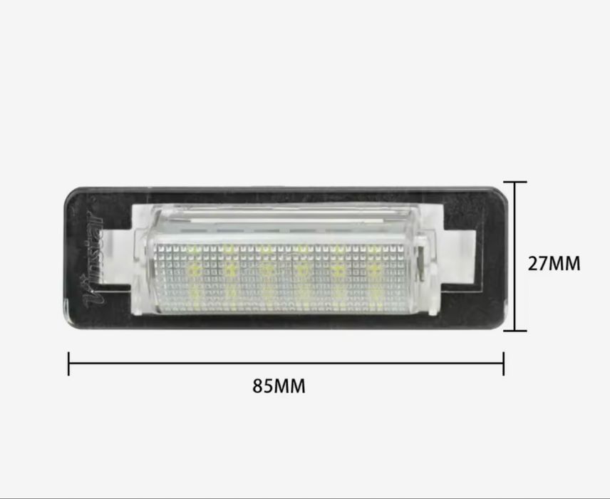 Led світлодіодна Подсветка номера Mercedes W210 W202 4D AMG вантажівок