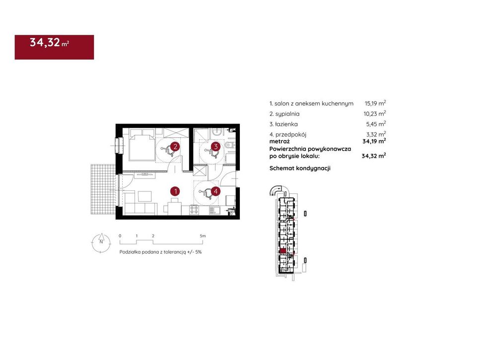 2 pok 34 m²★Taras + Ogródek★Tanie MP w hali ★Blisko natury★GOTOWE - Widok 2