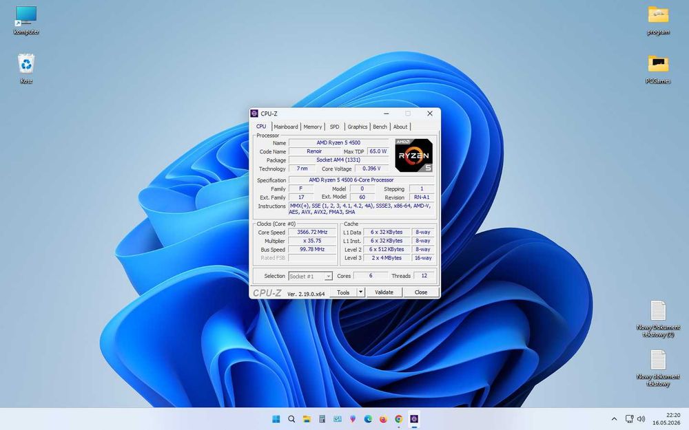 Sprzedam Komputer Do Gier ( Nowa obudwa Pamiec Ram ) Radeon Rx 6600 8GB