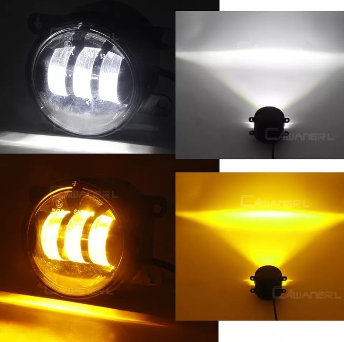 Противотуманные фары СТГ Led качественные яркие 45W Ford Renault Suzuk