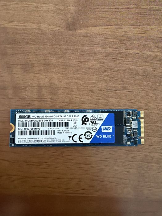 Dysk SSD  WD Blue 500GB M2