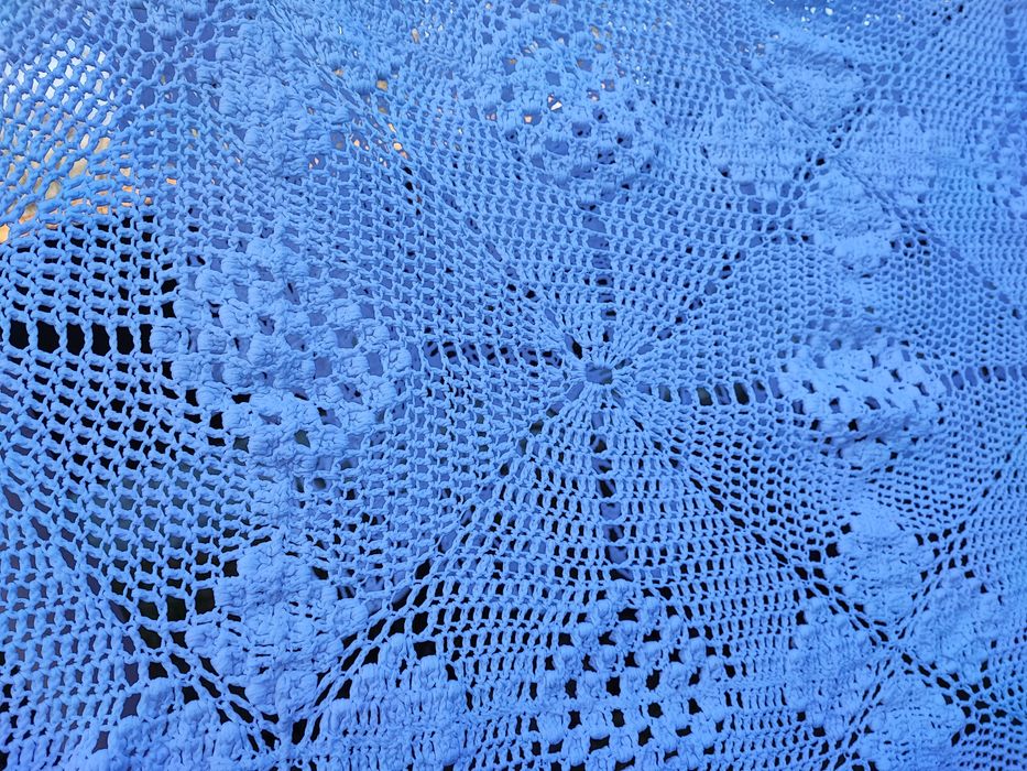 Скатертина, покривало, простирадло ручна робота крючок котон