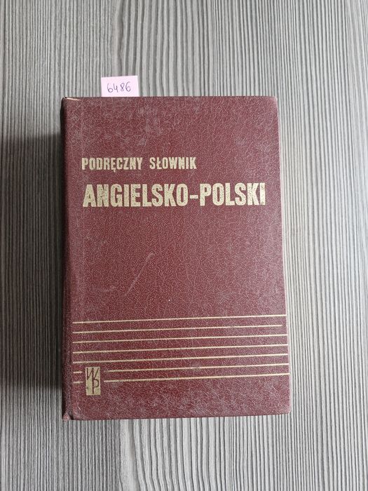 6486. "Podręczny słownik angielsko polski"
