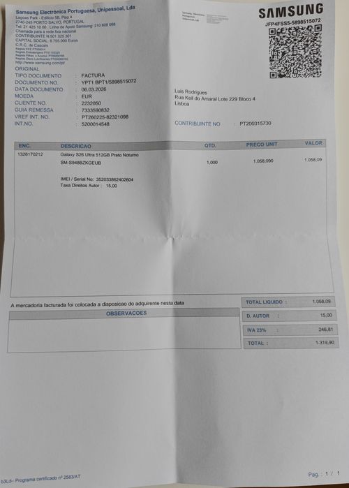 Samsung S26 Ultra