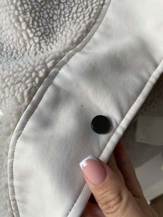 Mango куртка бомбер шерпа тедді шуба