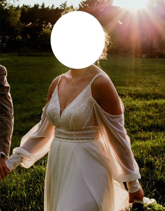 Suknia ślubna boho 38/40