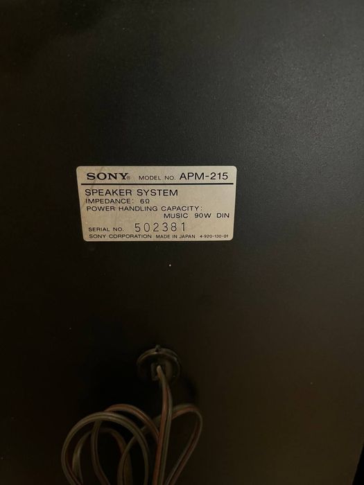 Акустика колонки SONY APM 215