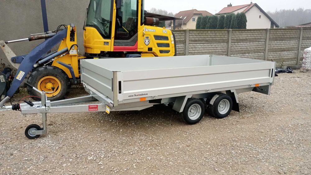 NOWA przyczepa samochodowa DMC 2700kg dwuosiowa