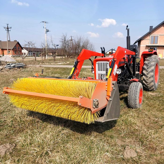 Łyżko szczotka do tura ładowacza czołowego do zamiatania