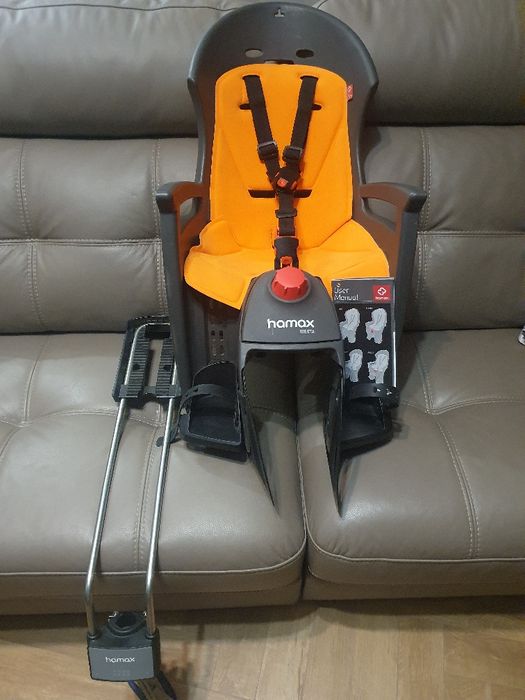 Fotelik rowerowy odchylany Hamax Siesta na kluczyk