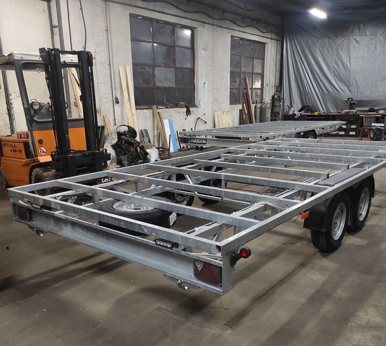 Przyczepa Platforma 3,5x2m, DMC 750kg, dwuosiowa, Producent