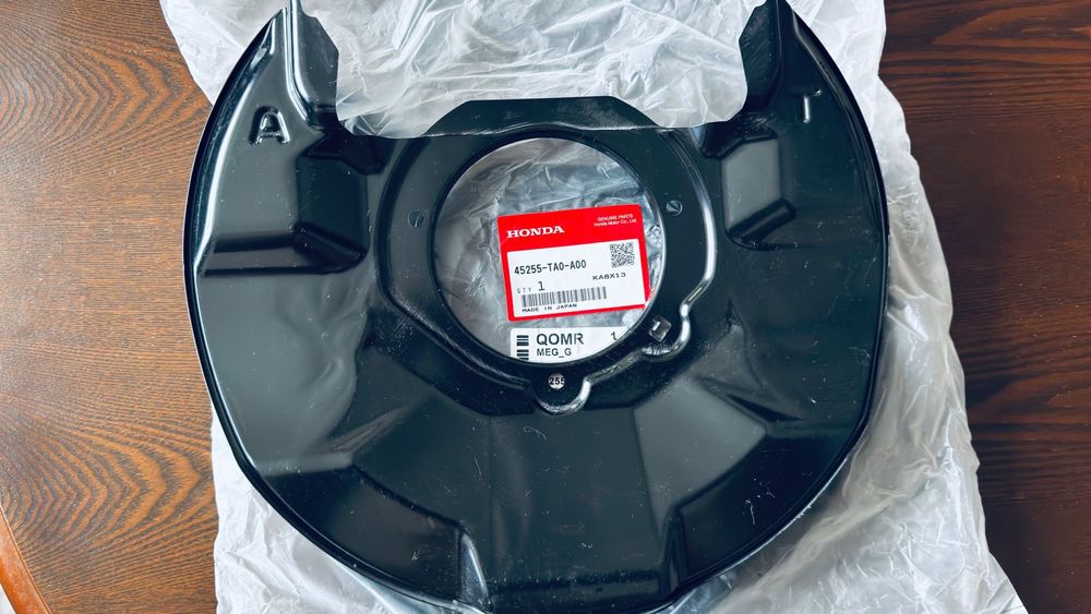 Натяжний ролик, захист (кожух) на гальмівні диски, Honda Accord 8