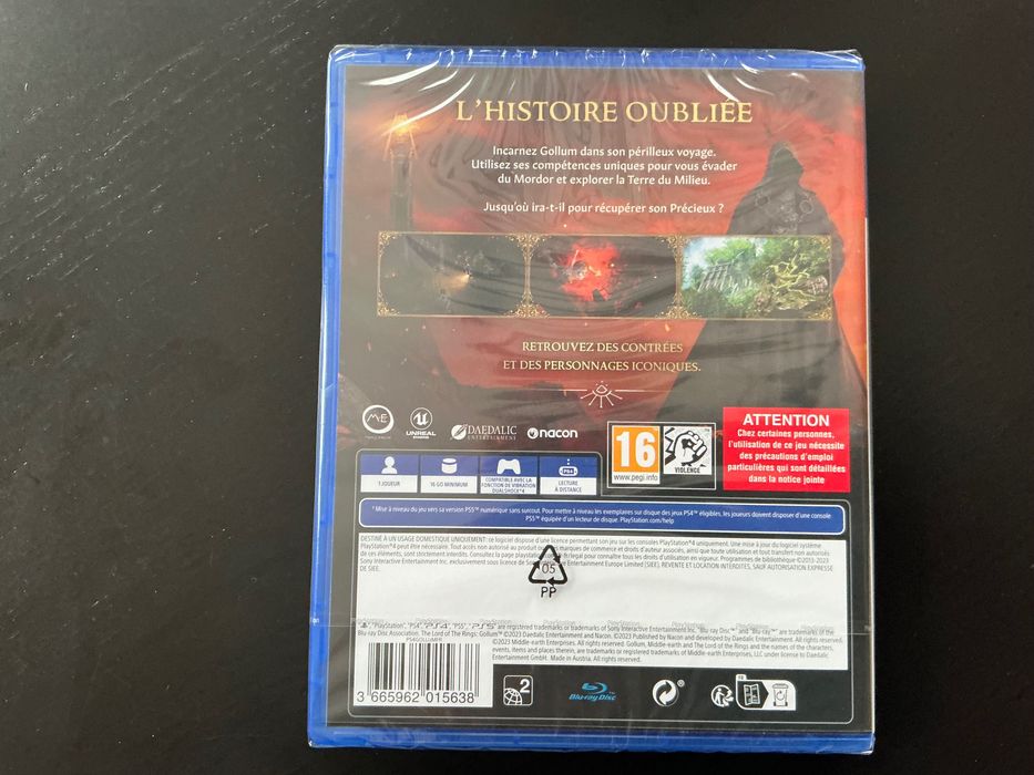 The Lord of The Rings Gollum PS4 PS5 NOWA po polsku