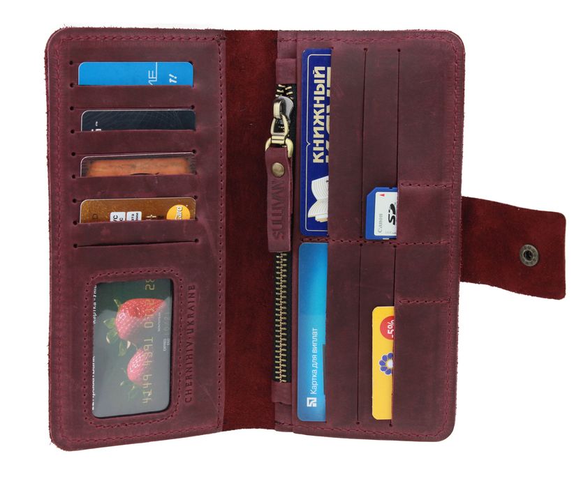 Гаманець шкіряний SULLIVAN gv4-7(8) марсала