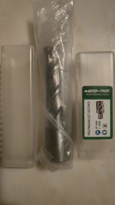 Broca fresa Master-Prof 14x50mm | Coluna magnética | inox | nova