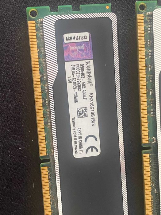 Pamięć Kingstone 2x8Gb, KHX16C10B1B/8