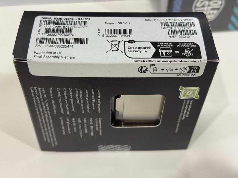 Комплект Intel Ultra 7 265KF/32GB DDR5/ASRock Z890 Pro RS +CM 240L AIO