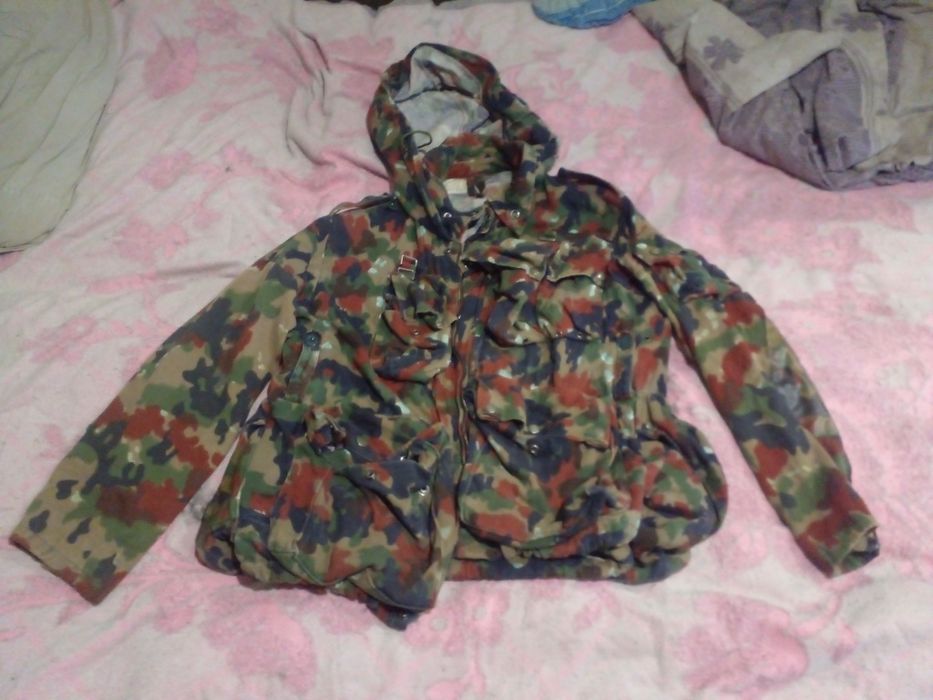 Куртка-разгрузка с множеством карманов и рюкзаком - M70, Alpenflage (а
