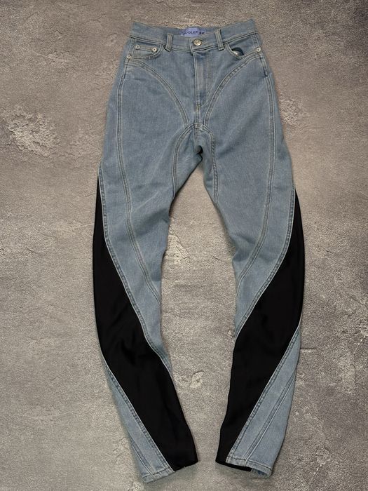 Жіночі преміальні джинси Mugler x H&M Spiral Denim