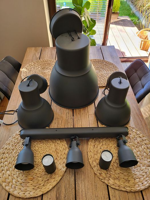 Zestaw lamp Ikea Hektar