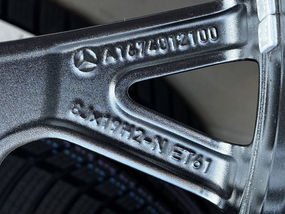 R-19 зима Mercedes,оригінал для моделей Мерседес:GLE GLS GL ML R w167 v167 w166 w164 взутий у шини Continental Winter Contact TS 870 P 255/50/R19