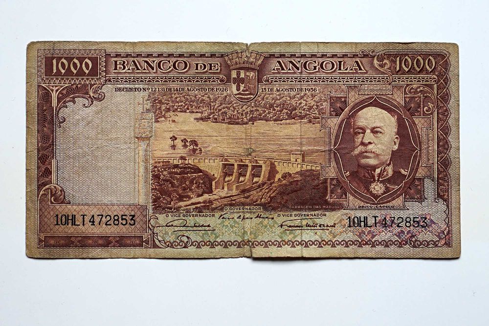Nota 1000 Escudos - 1956 Angola