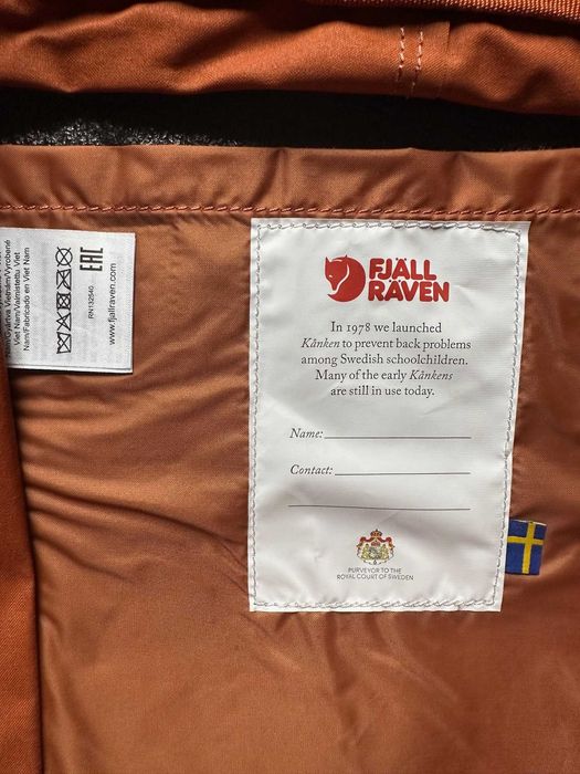 Plecak Fjallraven Kanken, kolor BRICK - NOWY, oryginalny. SUPER CENA!