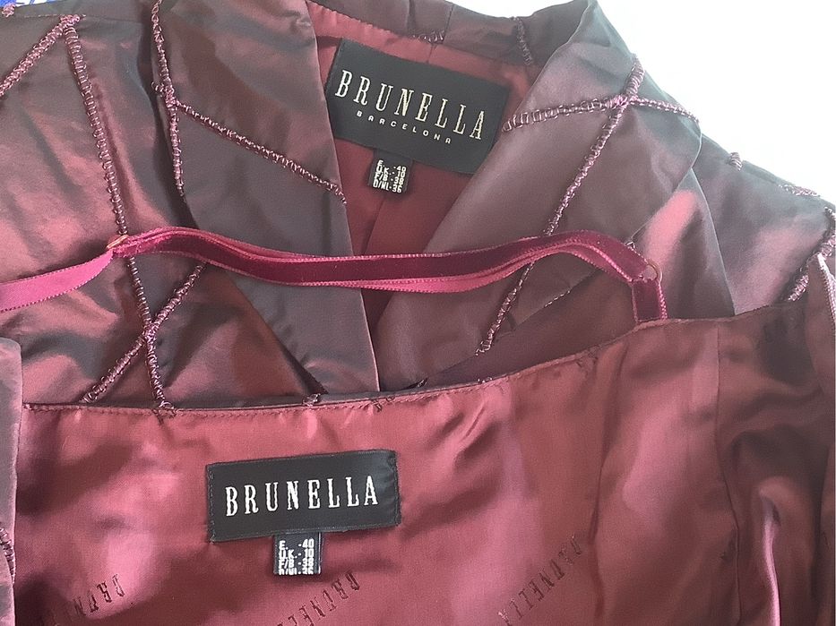 Vestido de cerimonia de duas peças