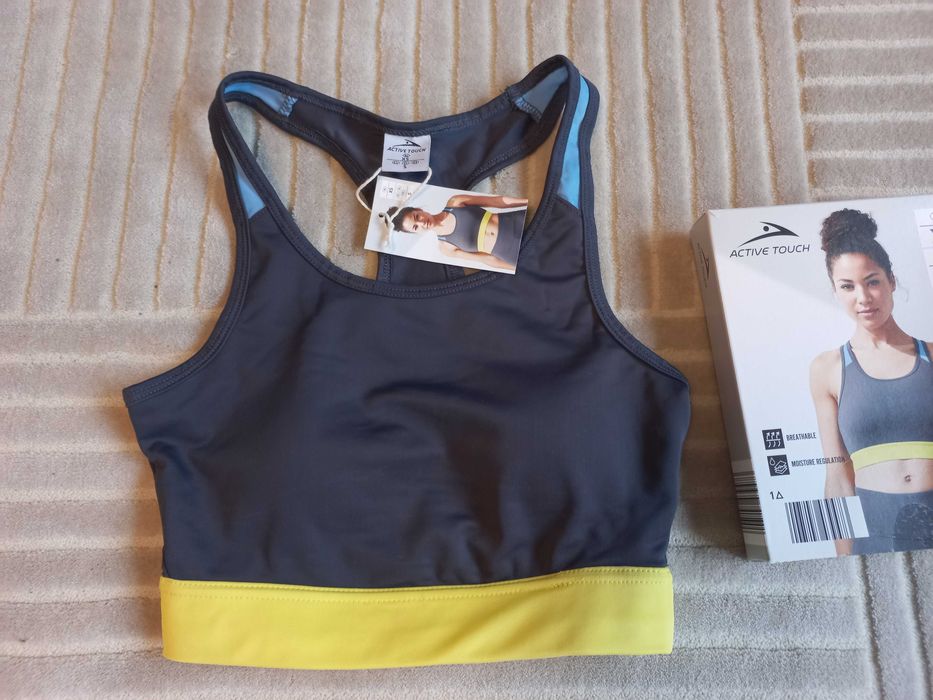stanik sportowy S active touch nowy z metką