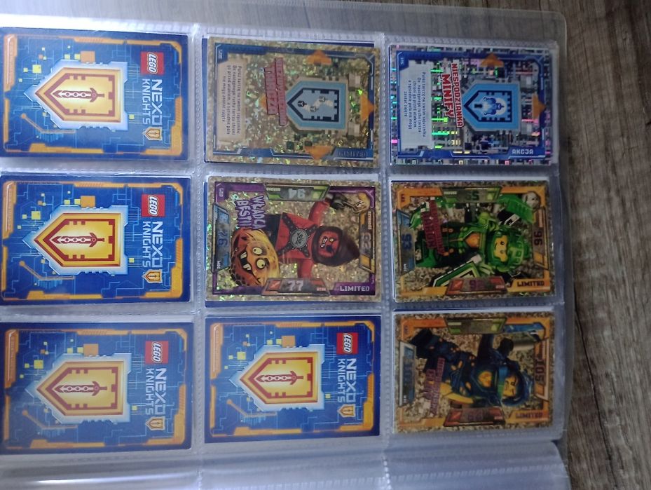 Nexo knights. Album z kartami. 104 karty, TCG seria 1