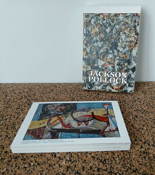 30 Postais de obras de arte de Jackson Pollock