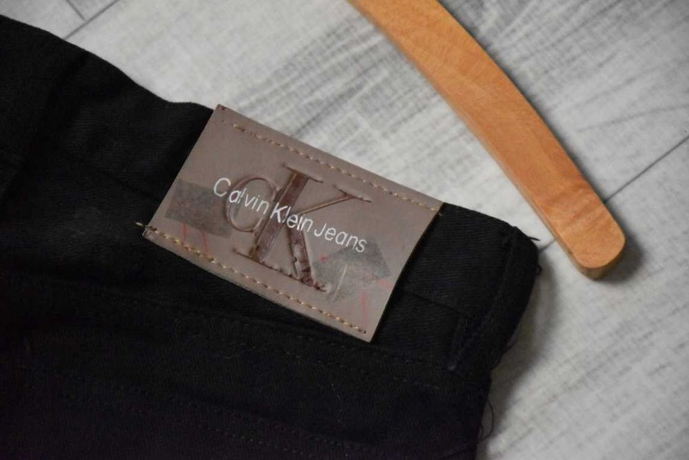 *Calvin klein* jeansy czarne_29