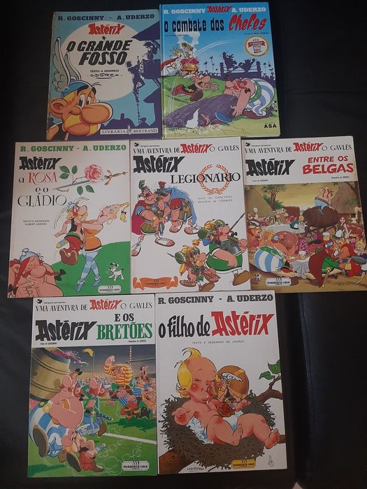 Astérix Rosa gládio Fosso regresso belgas legionário filho Bretões che