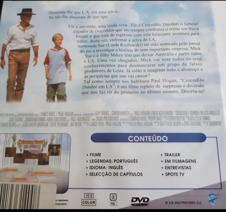 DVD crocodilo dundee los Angeles