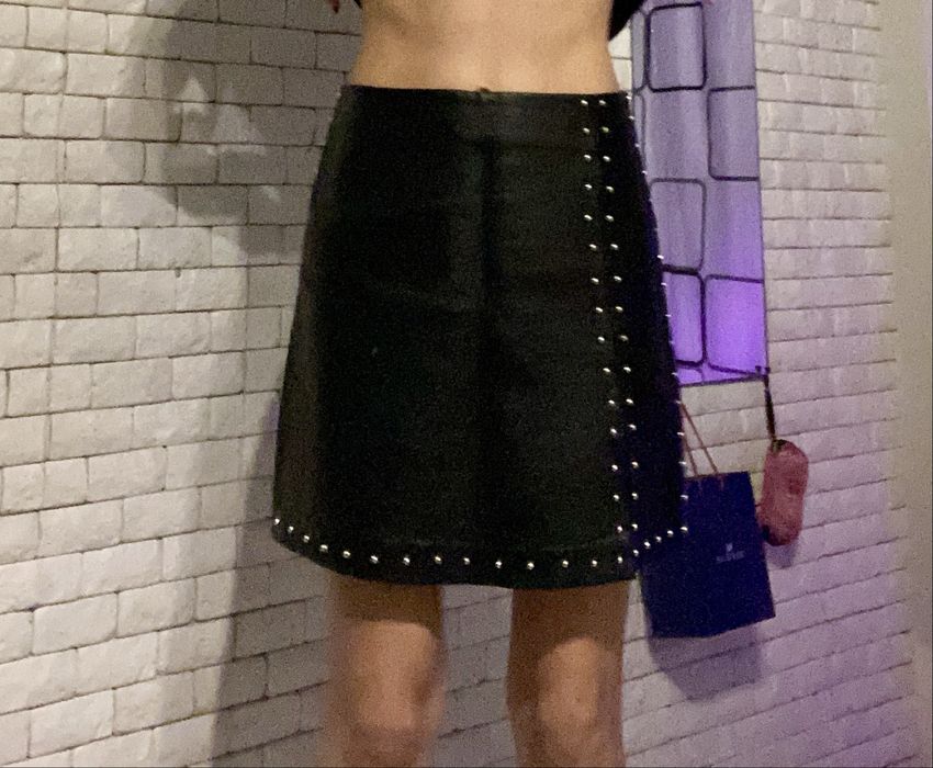 Спідниця Papaya з еко-шкіри