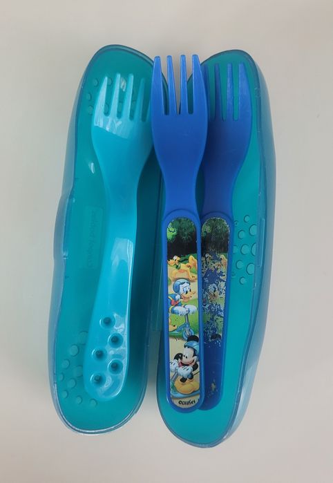 Zestaw plastikowych widelcy dla dziecka