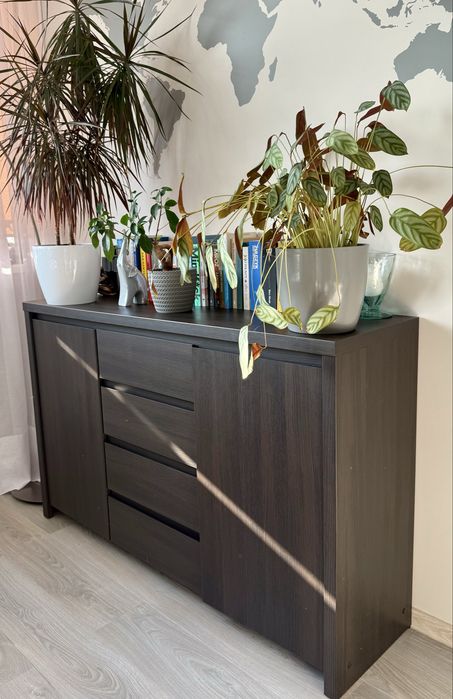 Meble do salonu BRW w kolorze wenge / komplet mebli