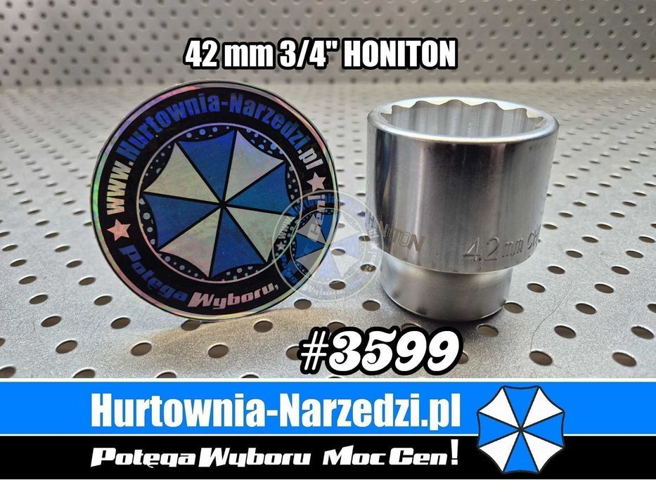 Nasada 42mm 12 kątna Crv 3/4" klucz 42mm klucz nasadowy 42mm