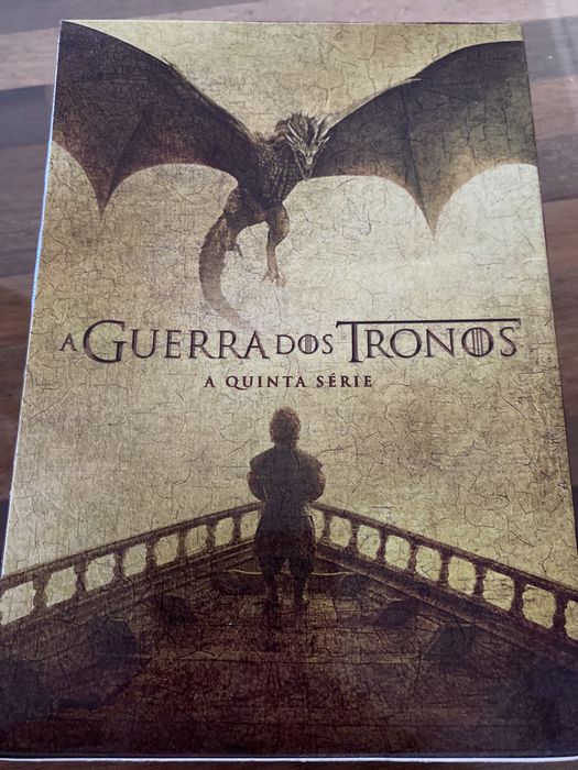 A quinta temporada da Guerra dos Tronos, todos os cinco discos