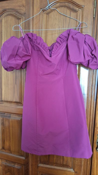 Vestido de festa Rosa/ Roxo Mango Limited Edition