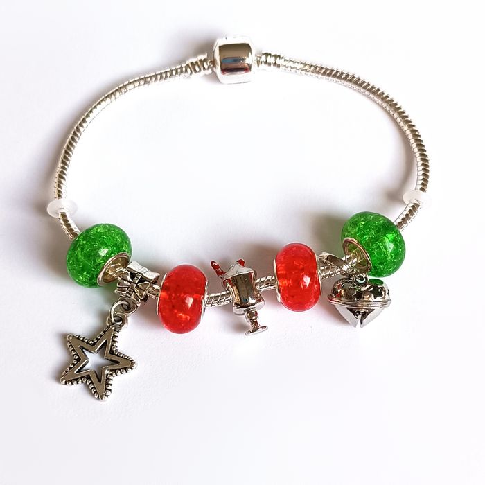 Bransoletka charms Święta Merry Christmas