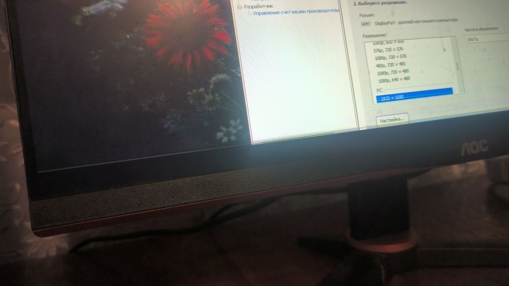 AOC 24G2 — 24" IPS / Full HD / 165 Гц