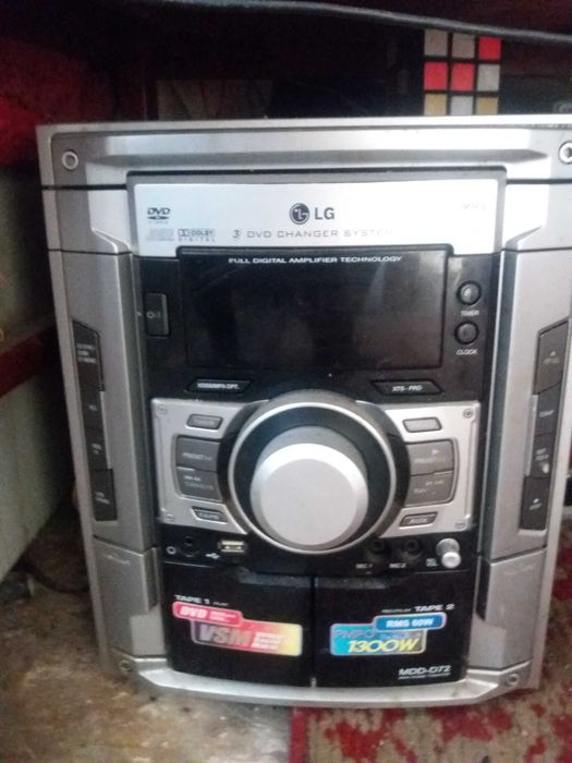 Музыкальный центр LG MDD-D72  под флешку Караоке DVD диски и не только